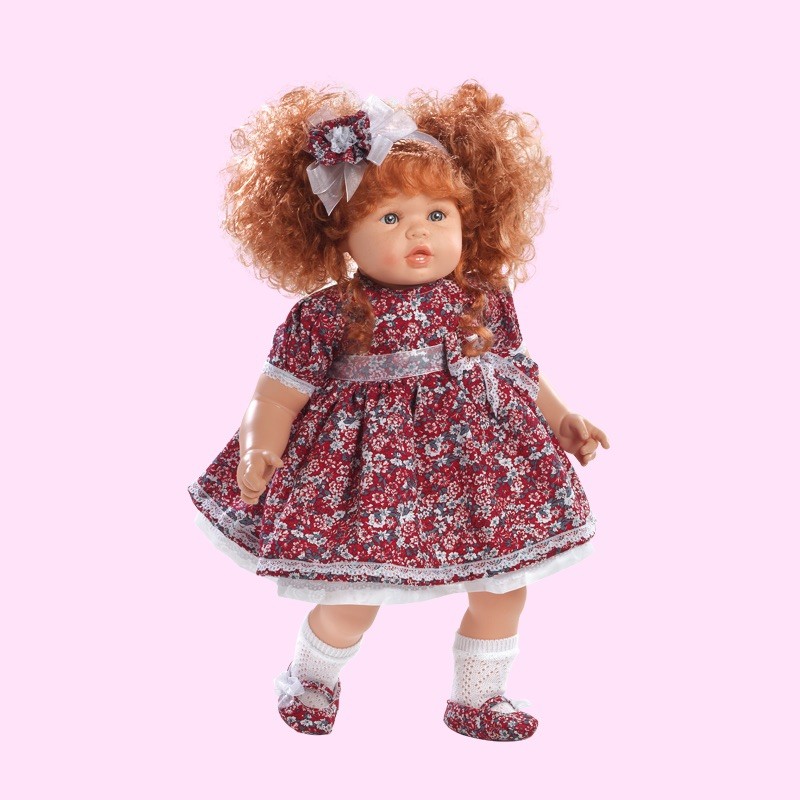 Berjuan кукла ANNE в цветастом платье