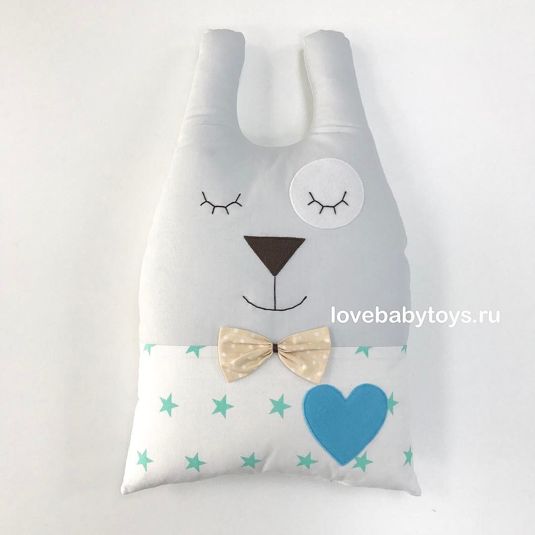 LoveBabyToys Бортик. Зай Вилли. Мятный кот