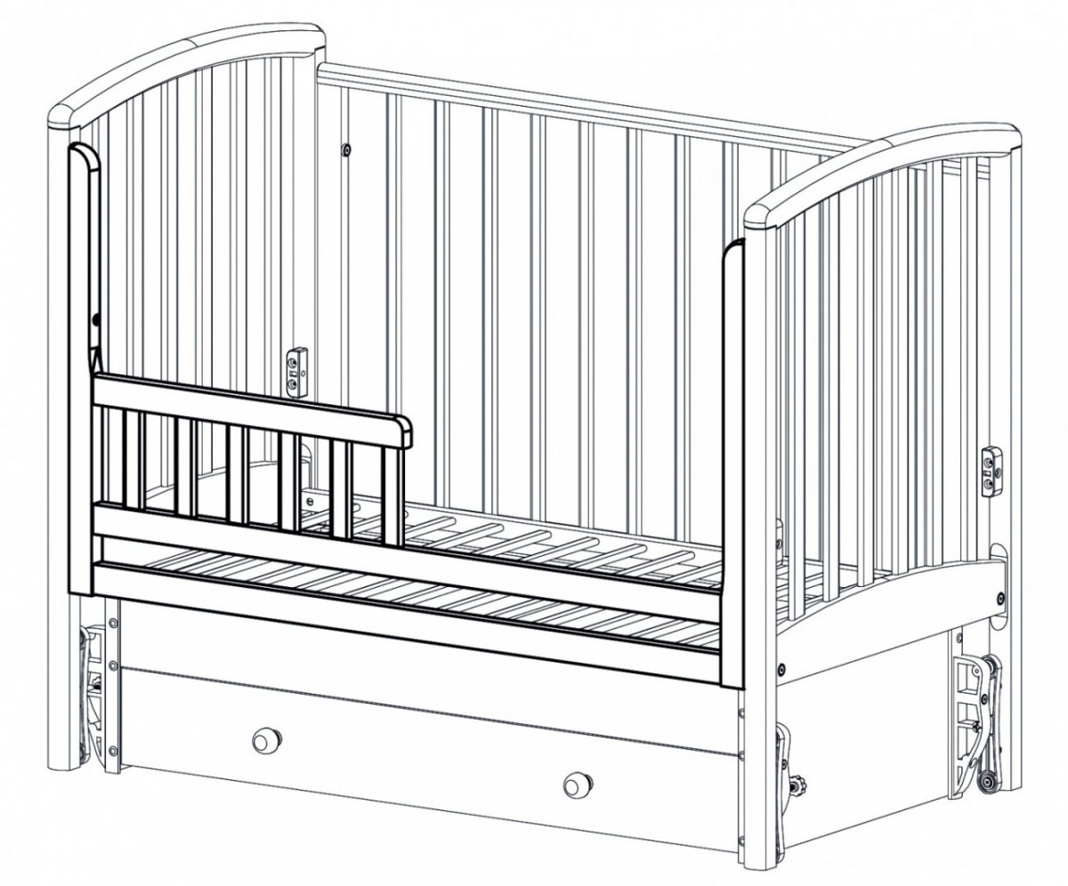 Гандылян ограждение для кроватки 