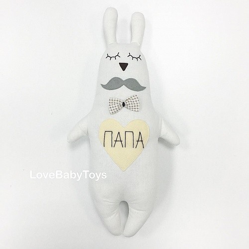 LoveBabyToys Зайка Папа. Серебряная луна