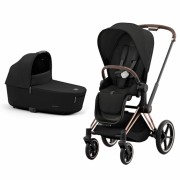 CYBEX Коляска 2 в 1 Priam IV на шасси Rosegold, Sepia Black